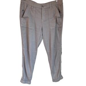 Level 99 Linen‎ Blend Casey Cargo Jogger Pants • Gray • Size 32
